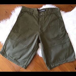 SouthPole Authentic Collection Green Cargo Shorts